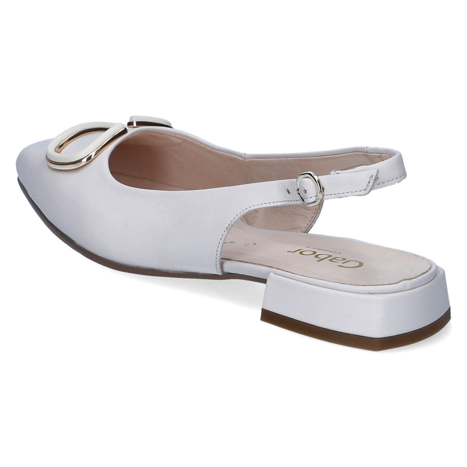 Gabor Slingballerinas - ivory (uni gold)