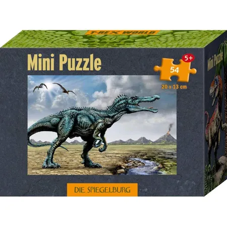 Die Spiegelburg Mini-Puzzles T-Rex World (54 Teile), 1 Stück, 4-fach sortiert