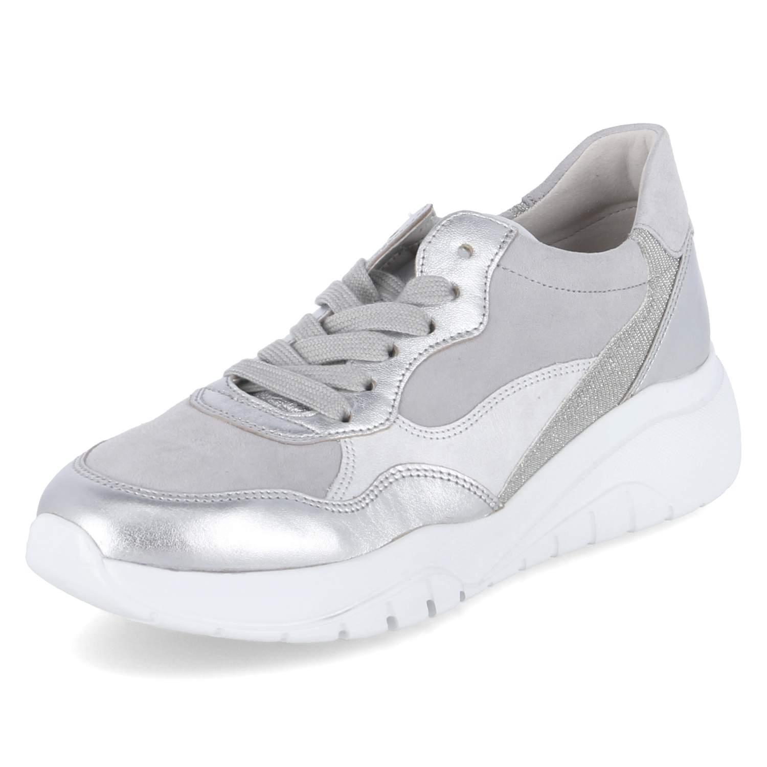 Gabor Low Sneaker - silber kombi