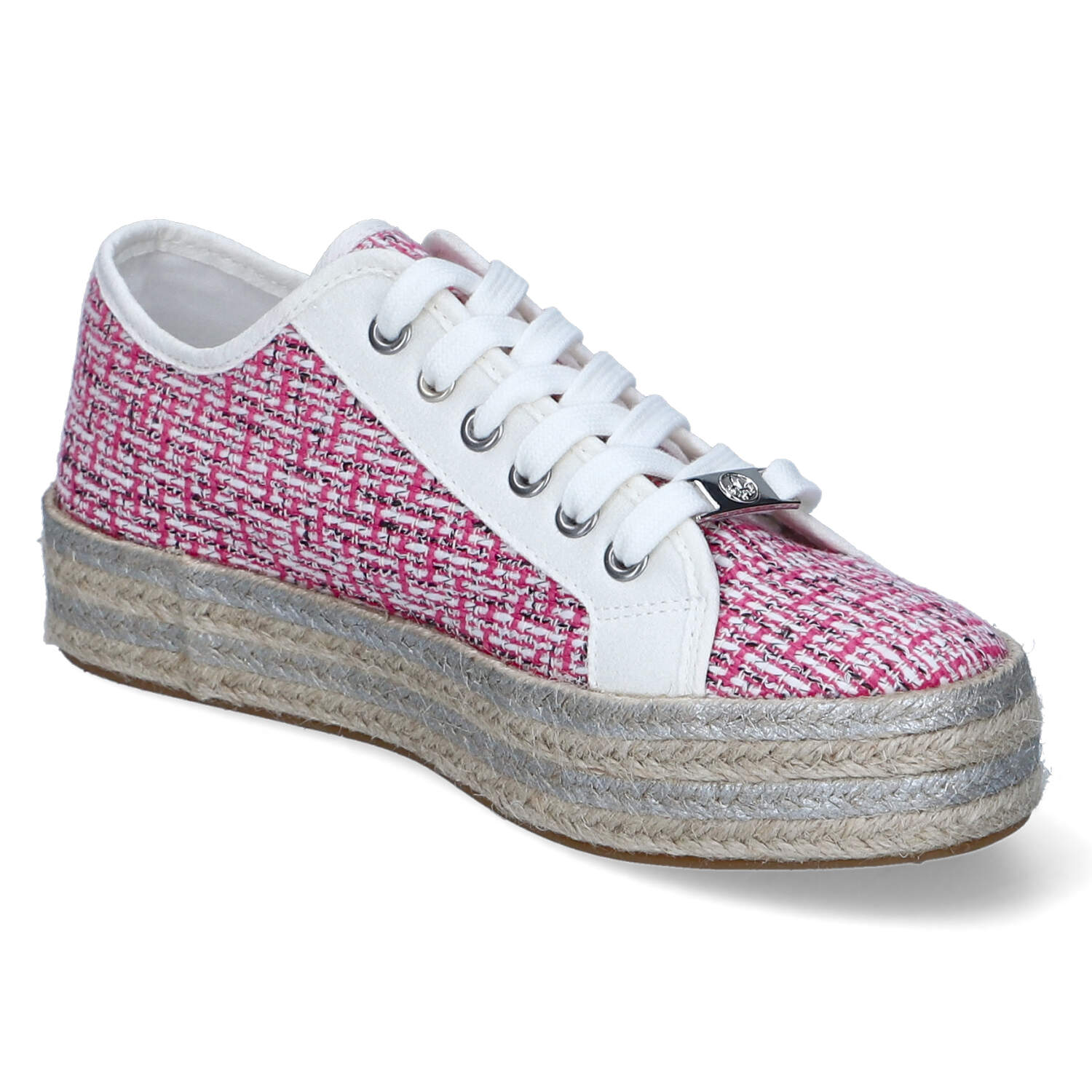 Rieker Low Sneaker - pink-white/perlweiss