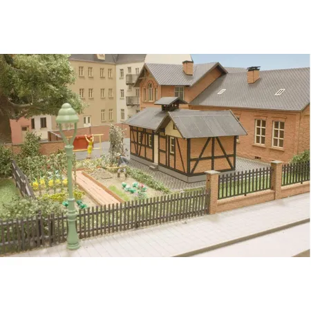 Joswood Kleintierstall, Garten Hinterhof, 3D Ziegel