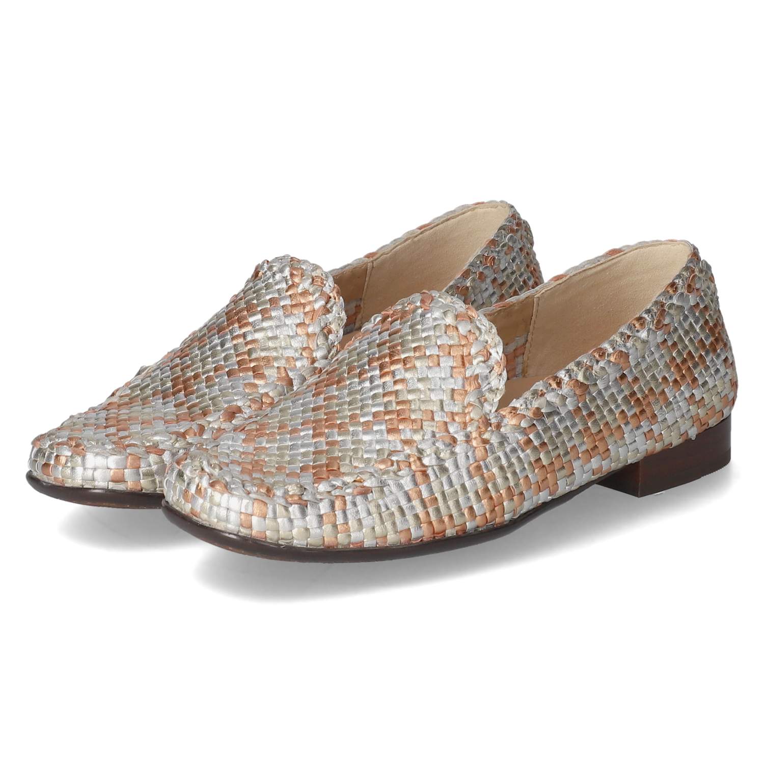 Sioux Mokassins CORDERA - silber-lgold-kupfer