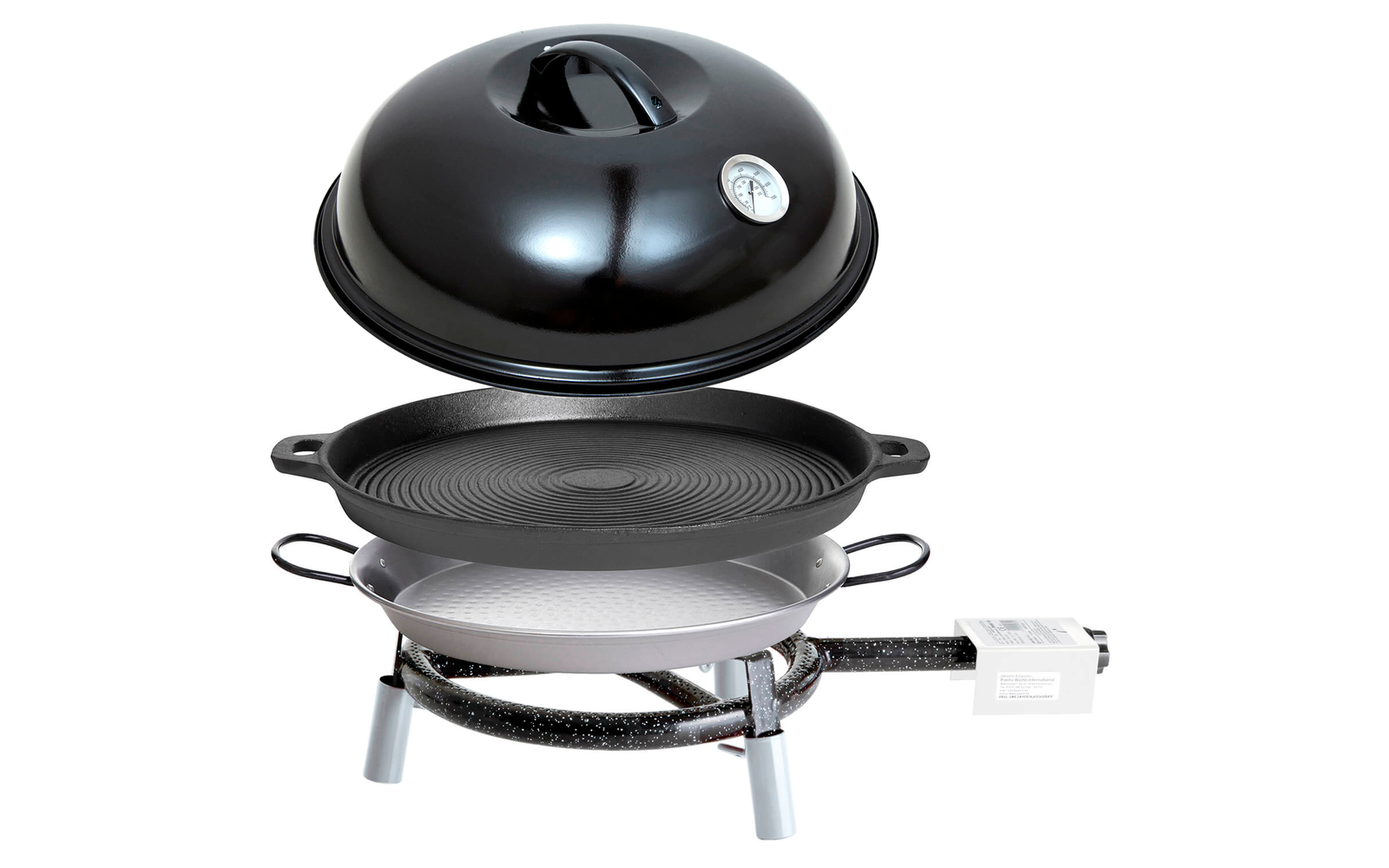 All Grill Trekking-Line-Set Vollausstattung mit Back- und Warmhaltehaube
