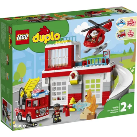LEGO® DUPLO® Town 10970 Feuerwehrwache mit Hubschrauber