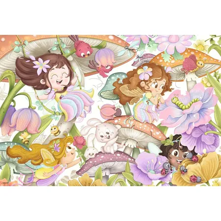 Ravensburger Puzzle - Kleine Feen und Meerjungfrauen, 2 x 12 Teile