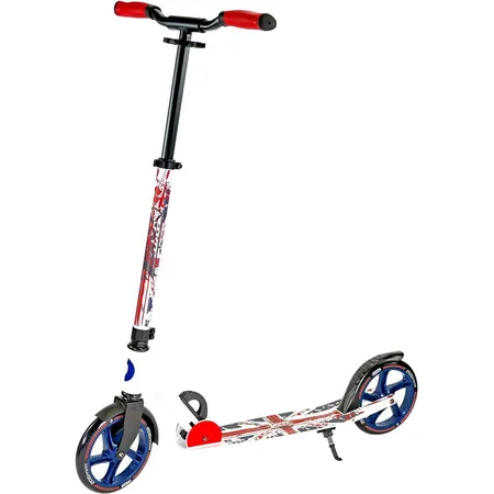 BEST Sporting Scooter aus Aluminium mit ergonomischen Griffen und gebogener Lenkstange