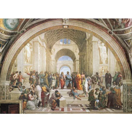 Eurographics Die Schule von Athen von Raffael, 1000 Teile