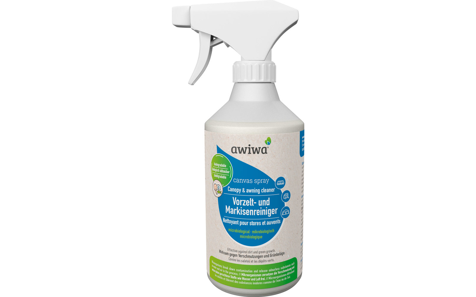 Awiwa canvas Vorzelt-und Markisenreiniger 0,5 Liter