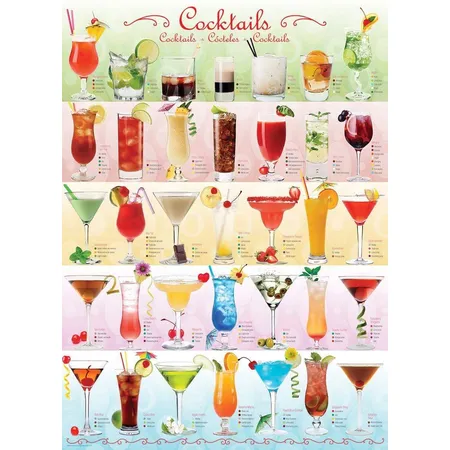 Eurographics Cocktails, 1000 Teile