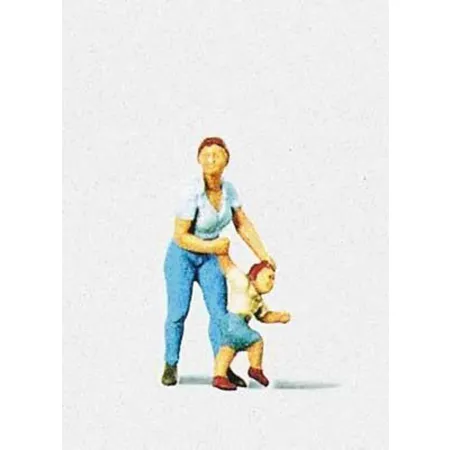 Preiser 28023 - Mutter mit Kind, Spur H0