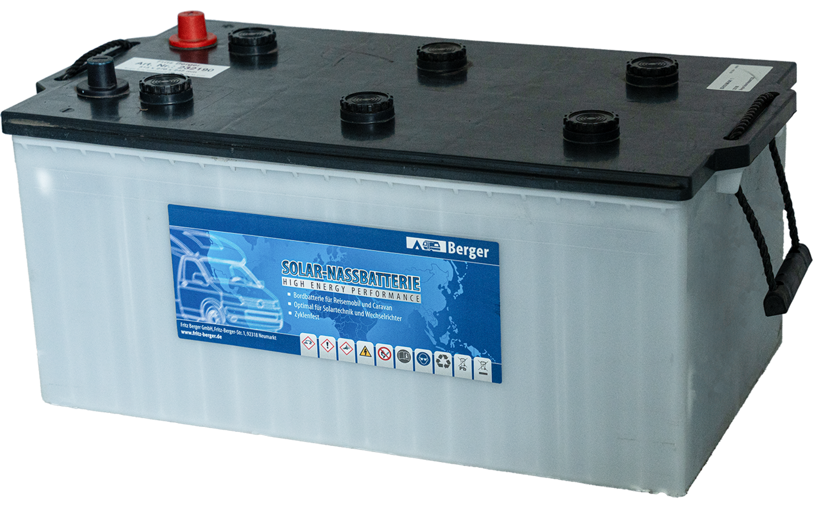 Berger Solar-Nassbatterie 12 V / 110 Ah