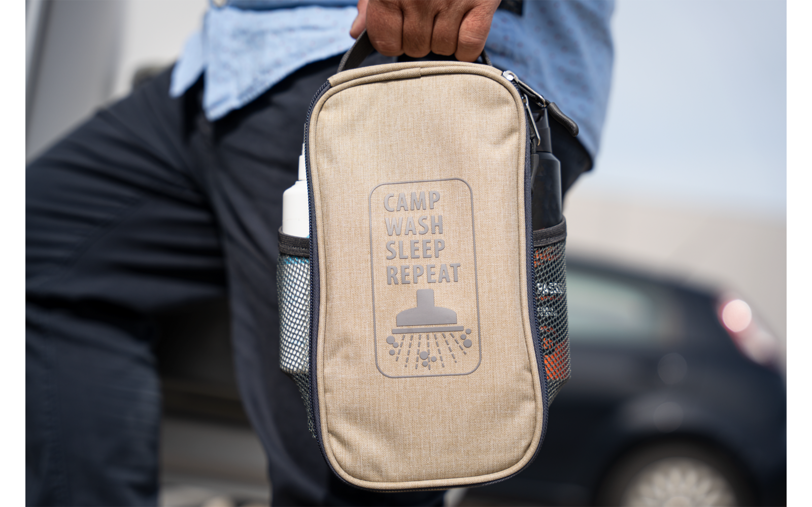 Berger Washbag small beige