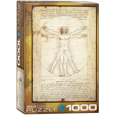 Eurographics Der Vitruvianische Mensch von Leonardo Da Vinci, 1000 Teile
