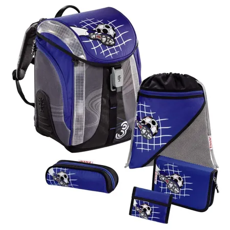 Step by Step Schulranzen-Set Flexline Soccer II 5-teilig