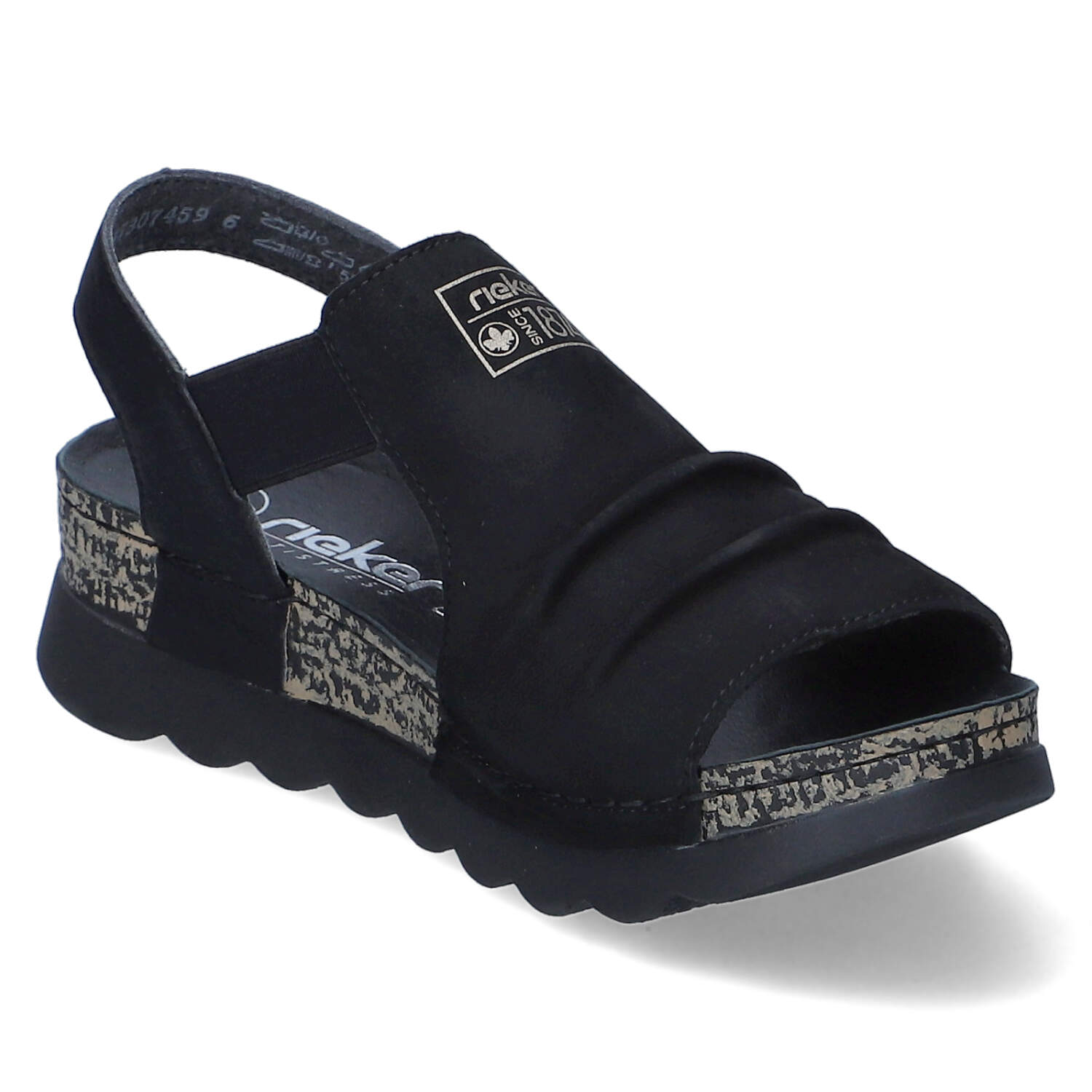 Rieker Sandalen - schwarz/schwarz