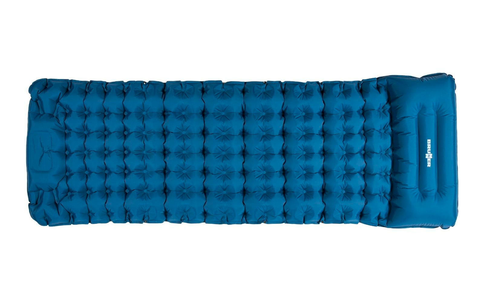 Brunner Moflate Luftmatratze / Luftbett mit integrierter Pumpe 200 x 70 cm blau