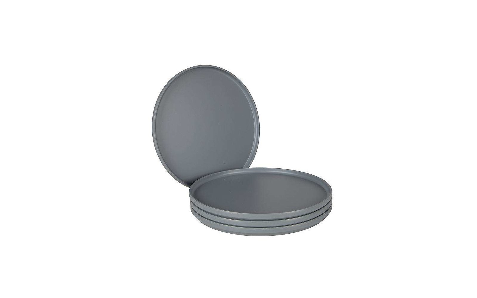 Bo-Camp Patom Melamin Geschirr-Set 16-tlg. Grau