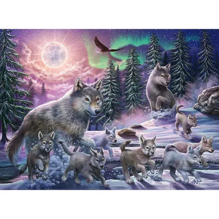 Ravensburger Northern Wolves, 150 Teile