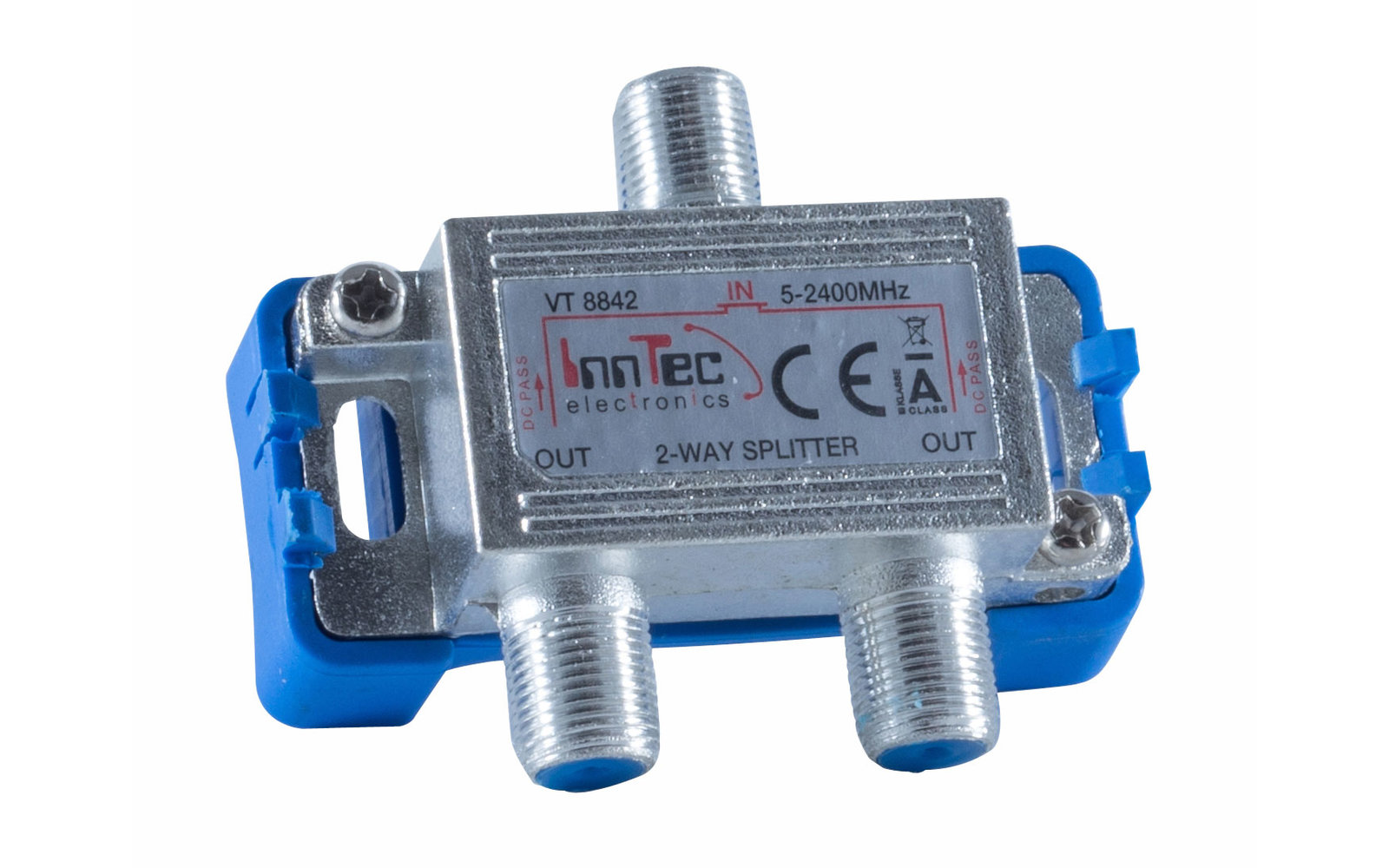 Berger F-Verteiler 2-fach  silber