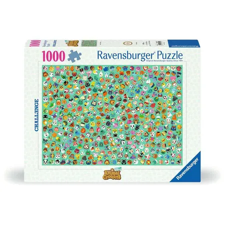 Ravensburger Puzzle - Challenge: Animal Crossing, 1000 Teile