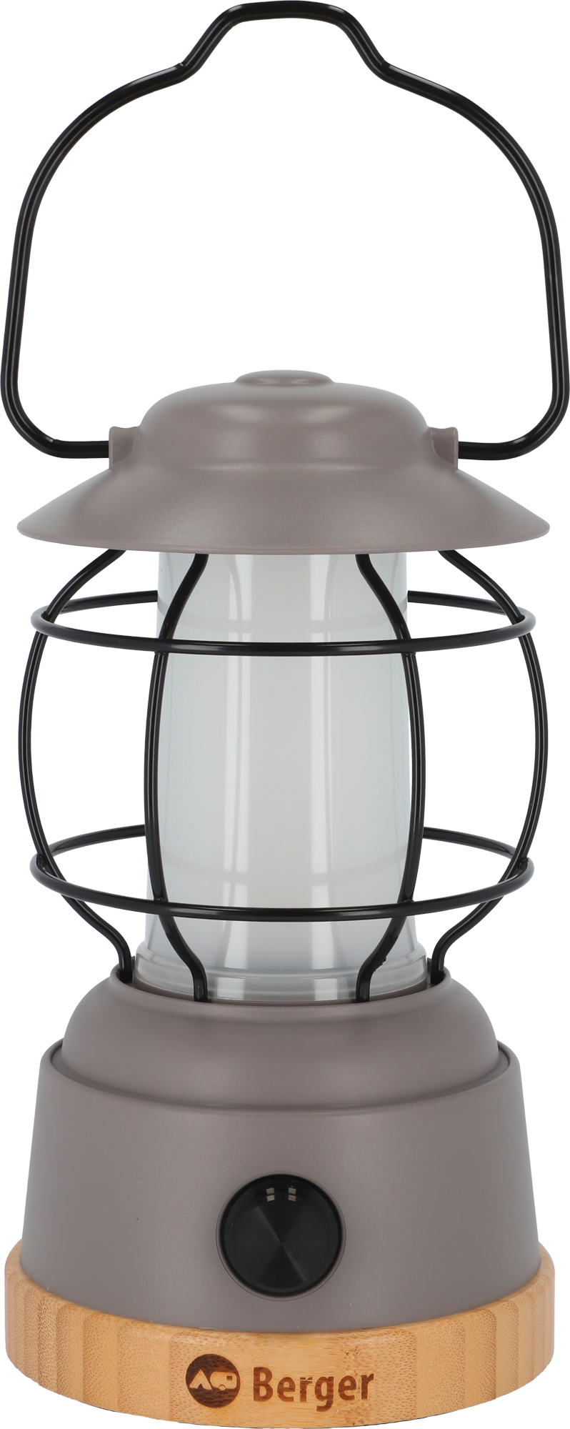 Berger Hopuni Pro LED Campinglaterne  mit Dimmfunktion Grau