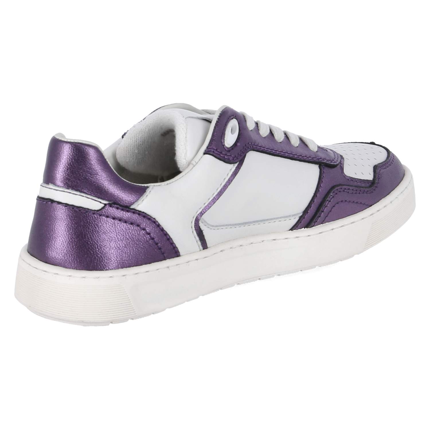 Sioux Maite x Sioux-Sneaker, Farbauswahl: Weiß/Lila - lila/snow