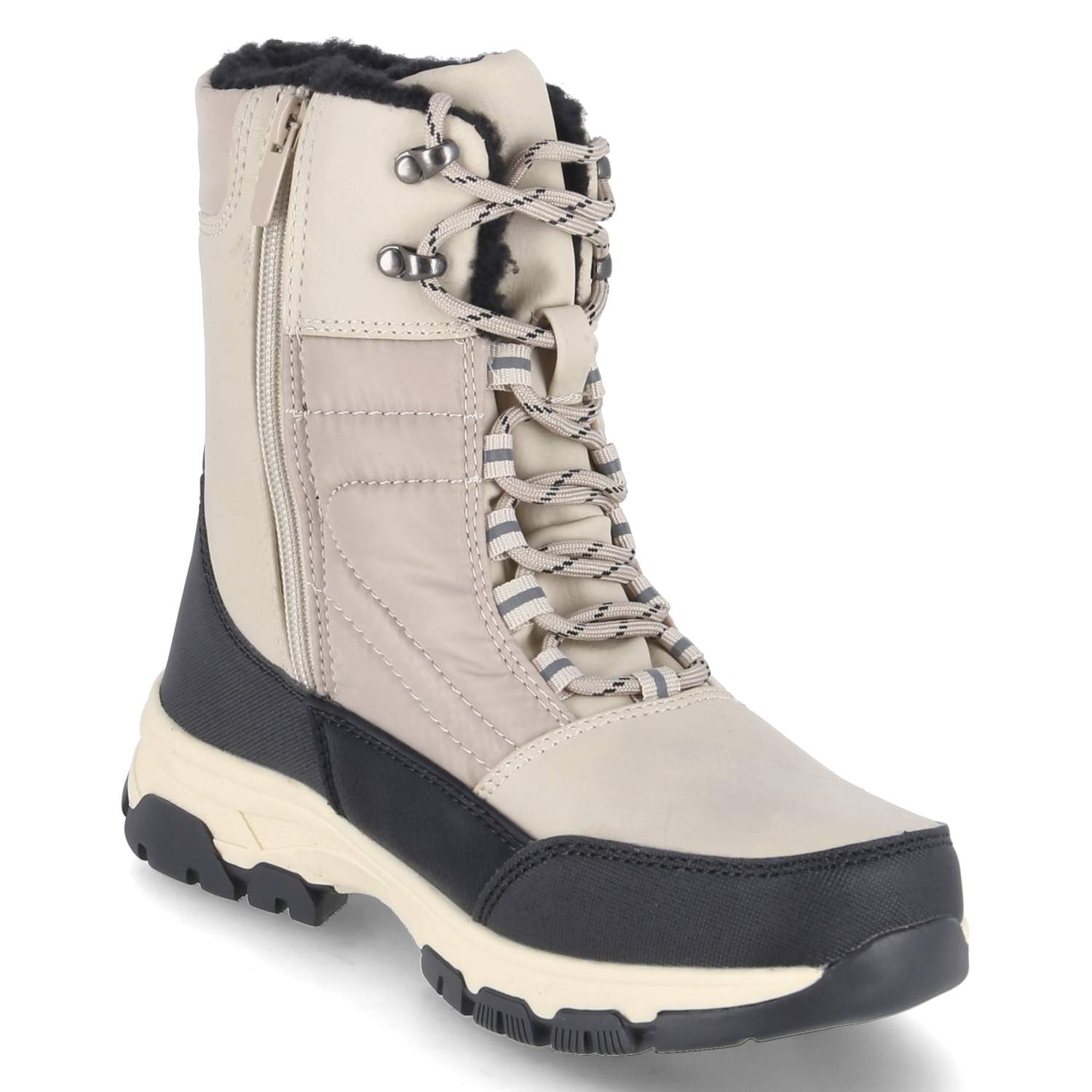 Josef Seibel Snowboots DAVOS 52 - offwhite/schwarz