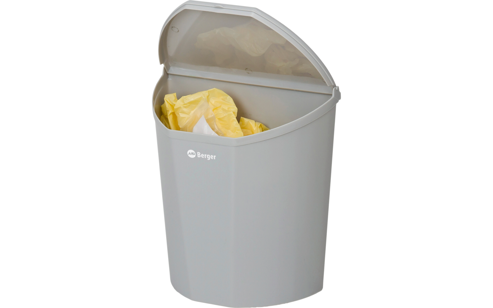 Berger Abfalleimer 6 Liter grau
