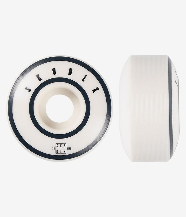 skatedeluxe Lines Series Rollen (white dark grey) 55mm 100A 4er Pack