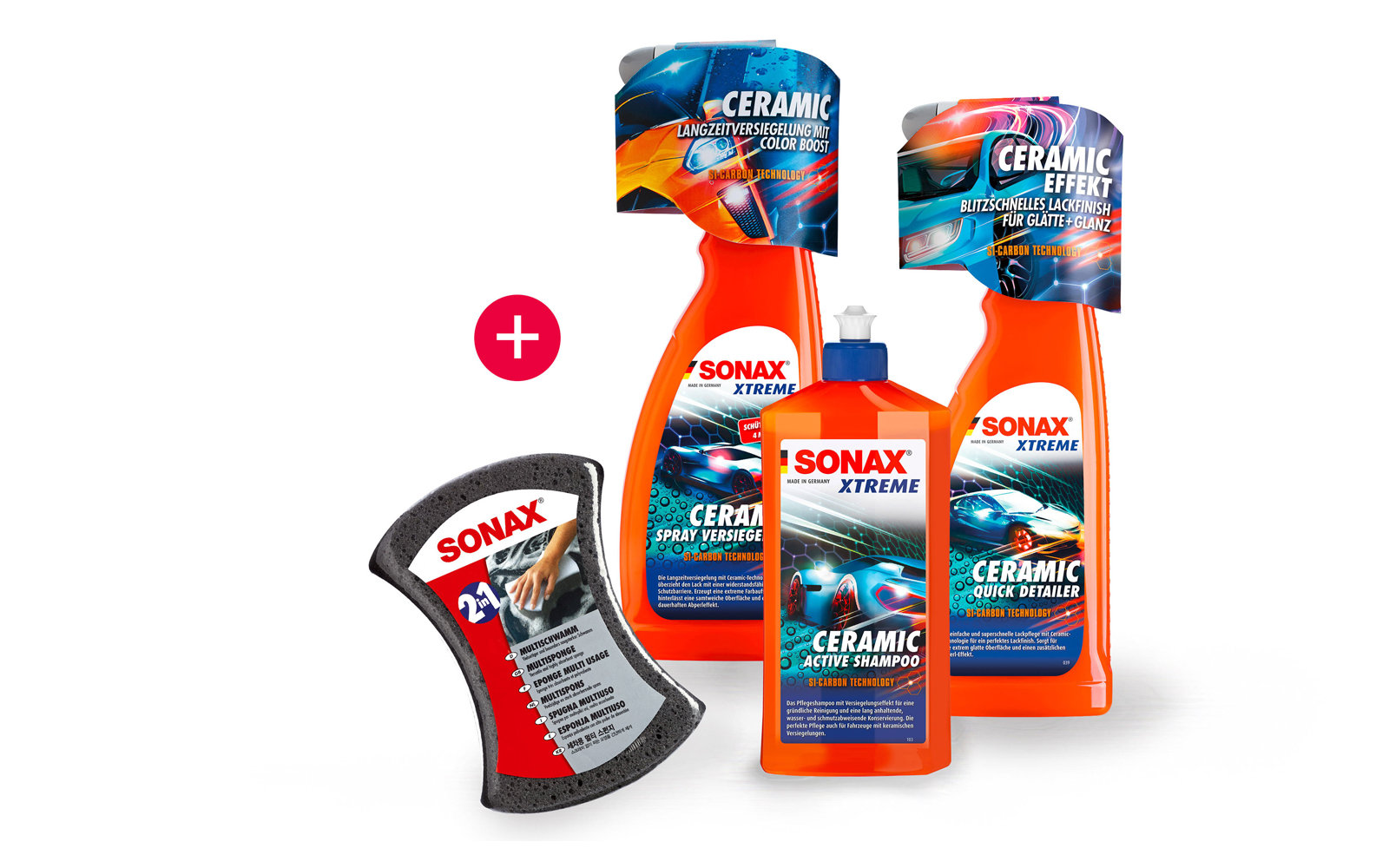 Sonax XTREME Fahrzeug Pflegeset 4-tlg.
