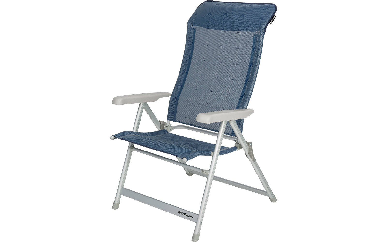 Berger Luxus XL Klappsessel grau
