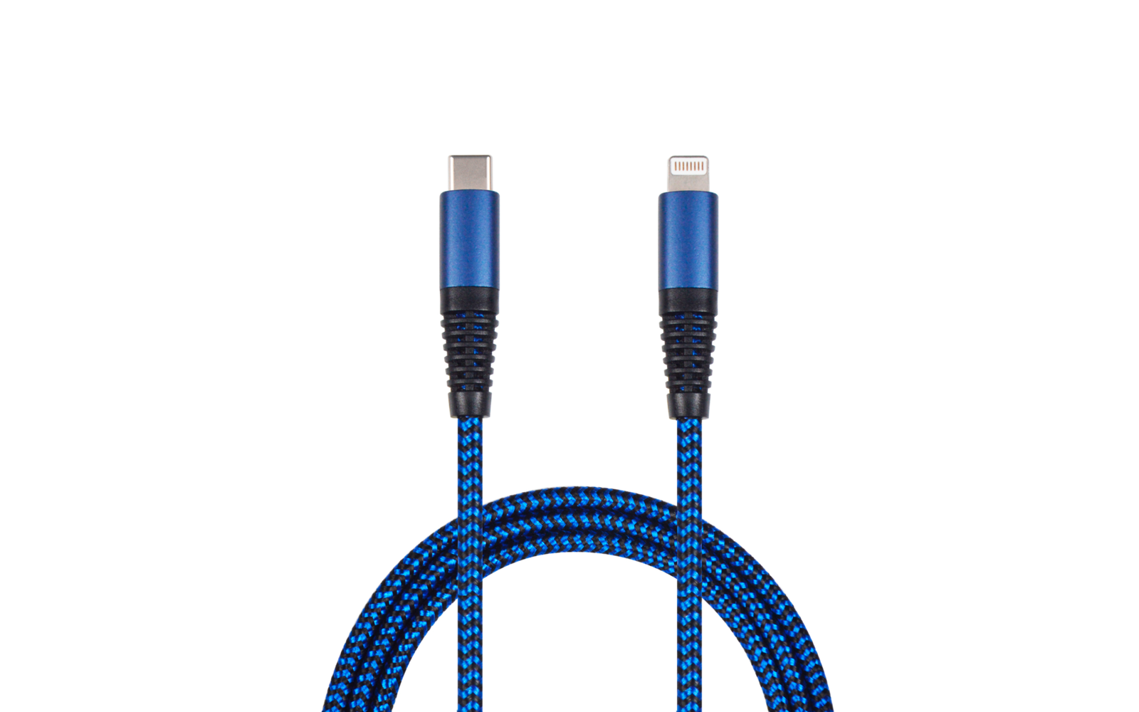 2GO USB Datenkabel USB Type-C/Apple 8p Blau