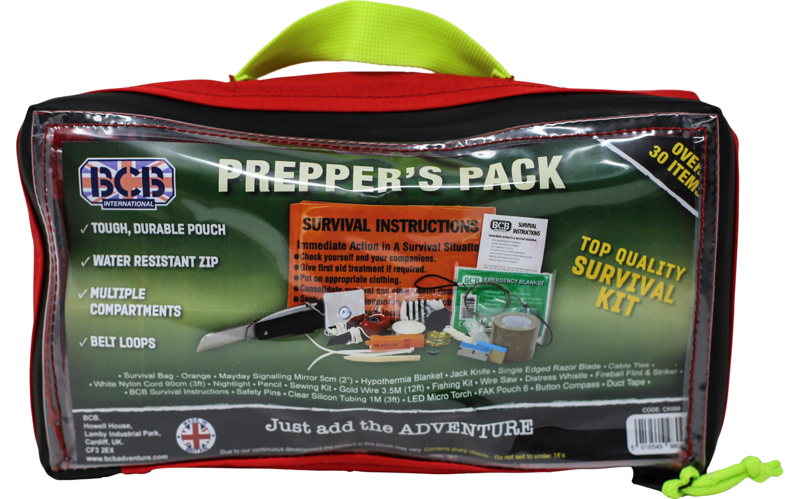 BCB Preppers Survival Kit CK068