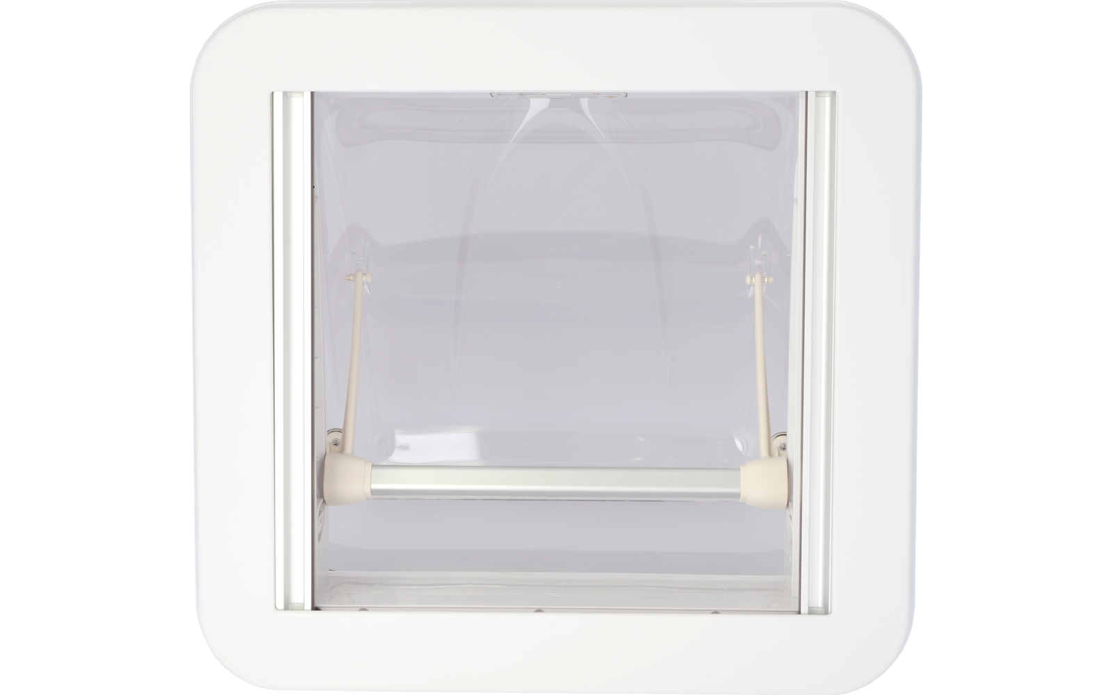 Berger Dachhaube mit Moskitoschutz & Verdunkelungsrollo 40 x 40 cm Transparent