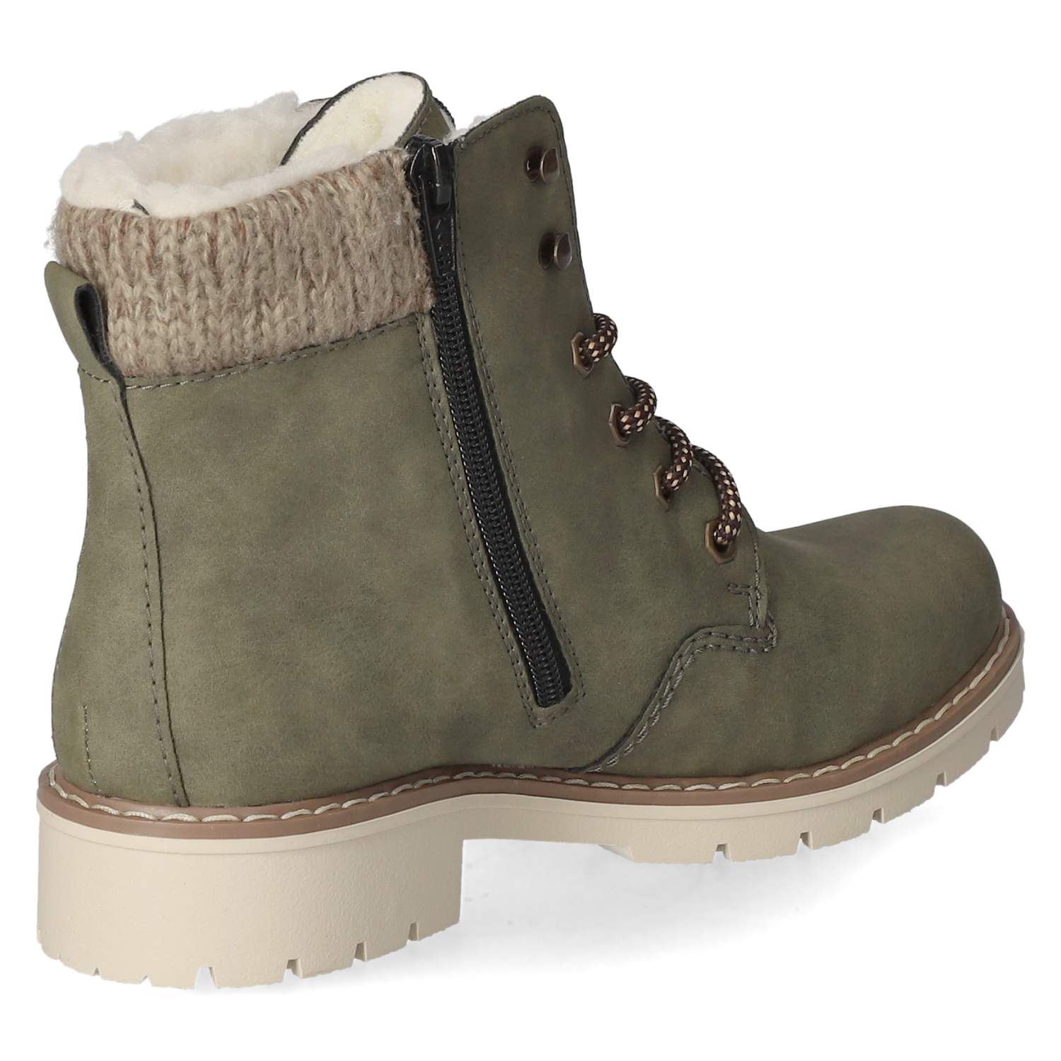 Rieker Schnürstiefeletten - grün