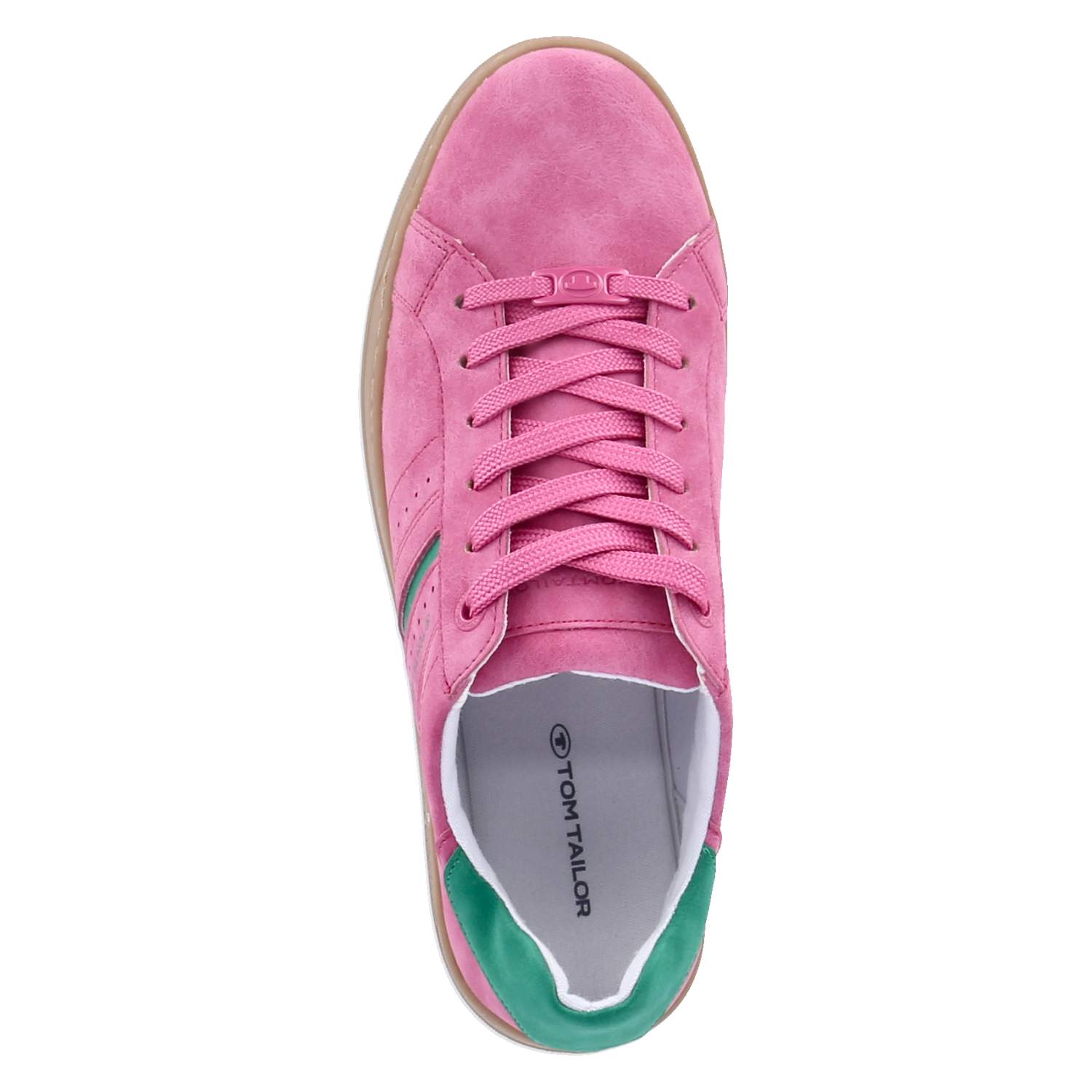 Tom Tailor Low Sneaker - pink-green