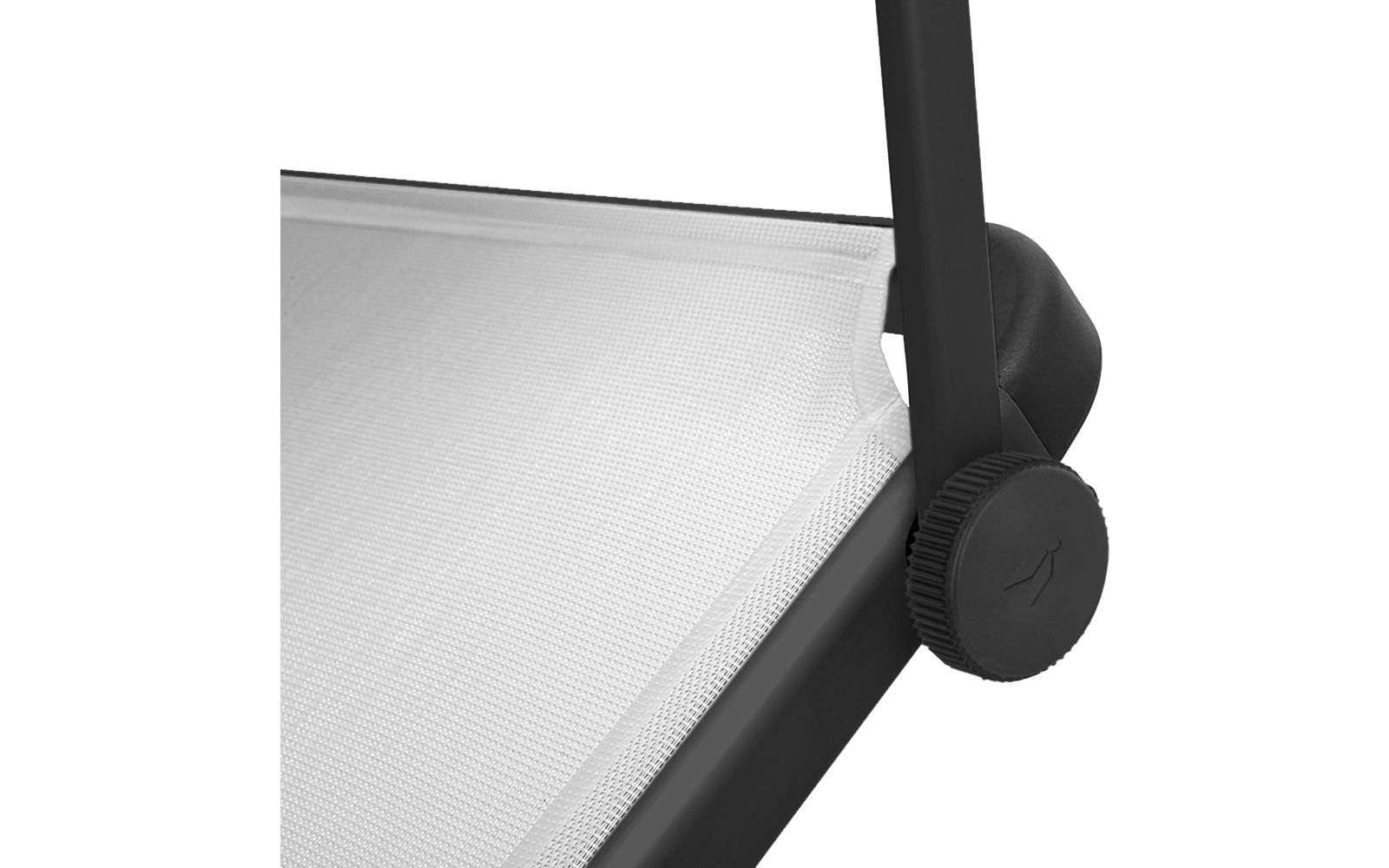 Brunner Marbella High Sonnenliege mit Sonnenschutzdach 198 cm weiß