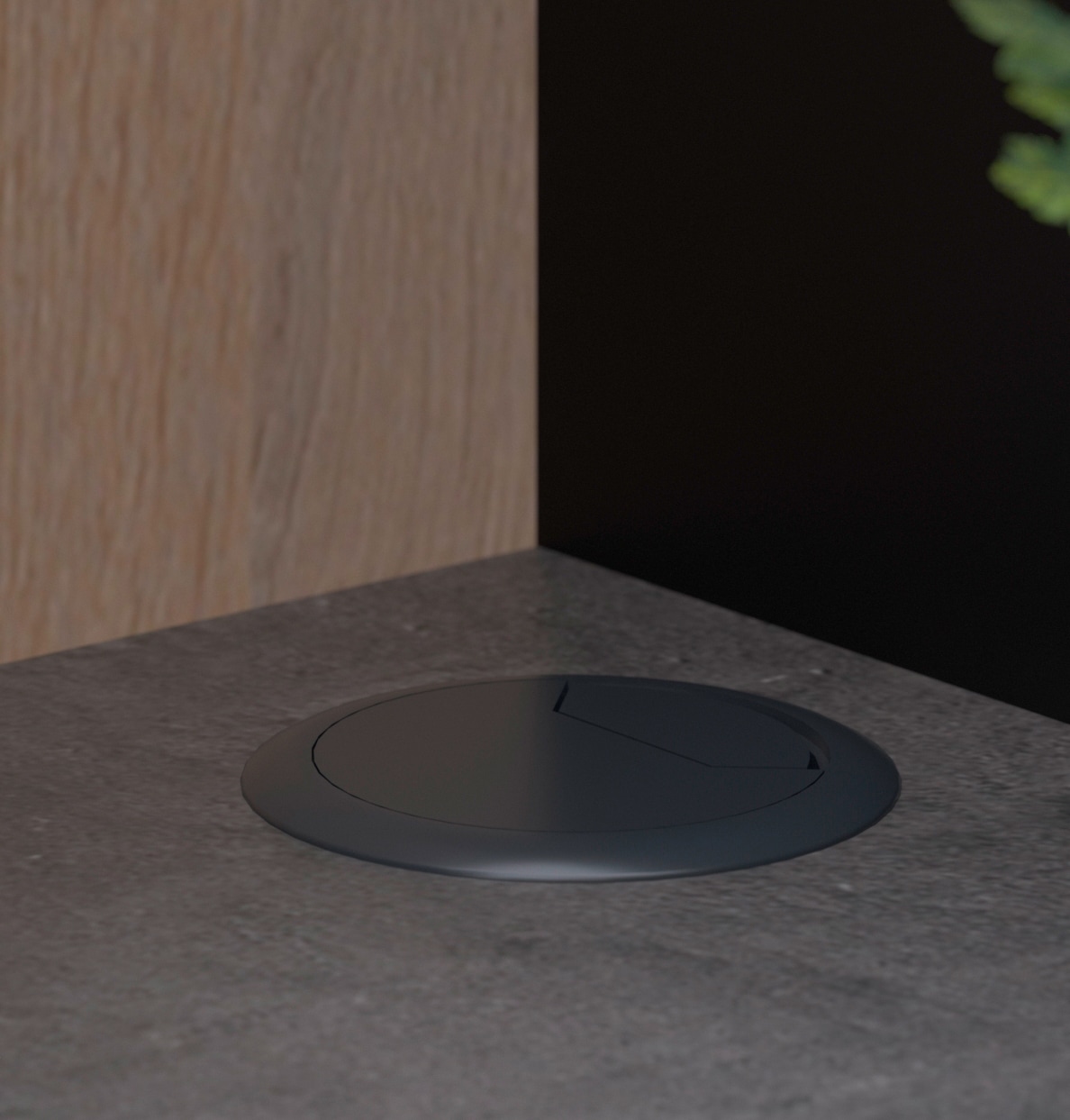 Parisot Küchenbuffet Fumay3, 3teilig Eiche Dekor/ Beton Optik