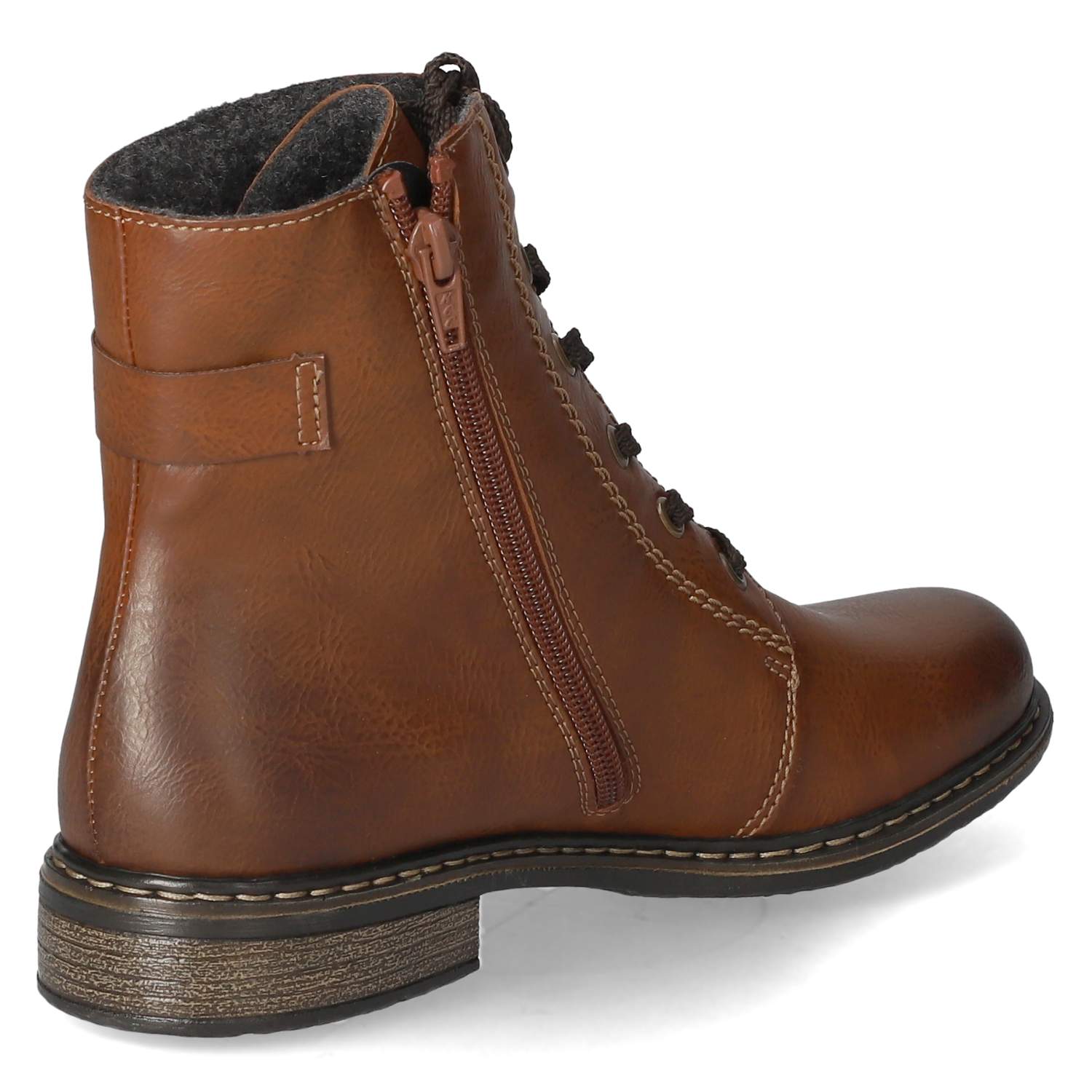 Rieker Schnürrstiefeletten - braun