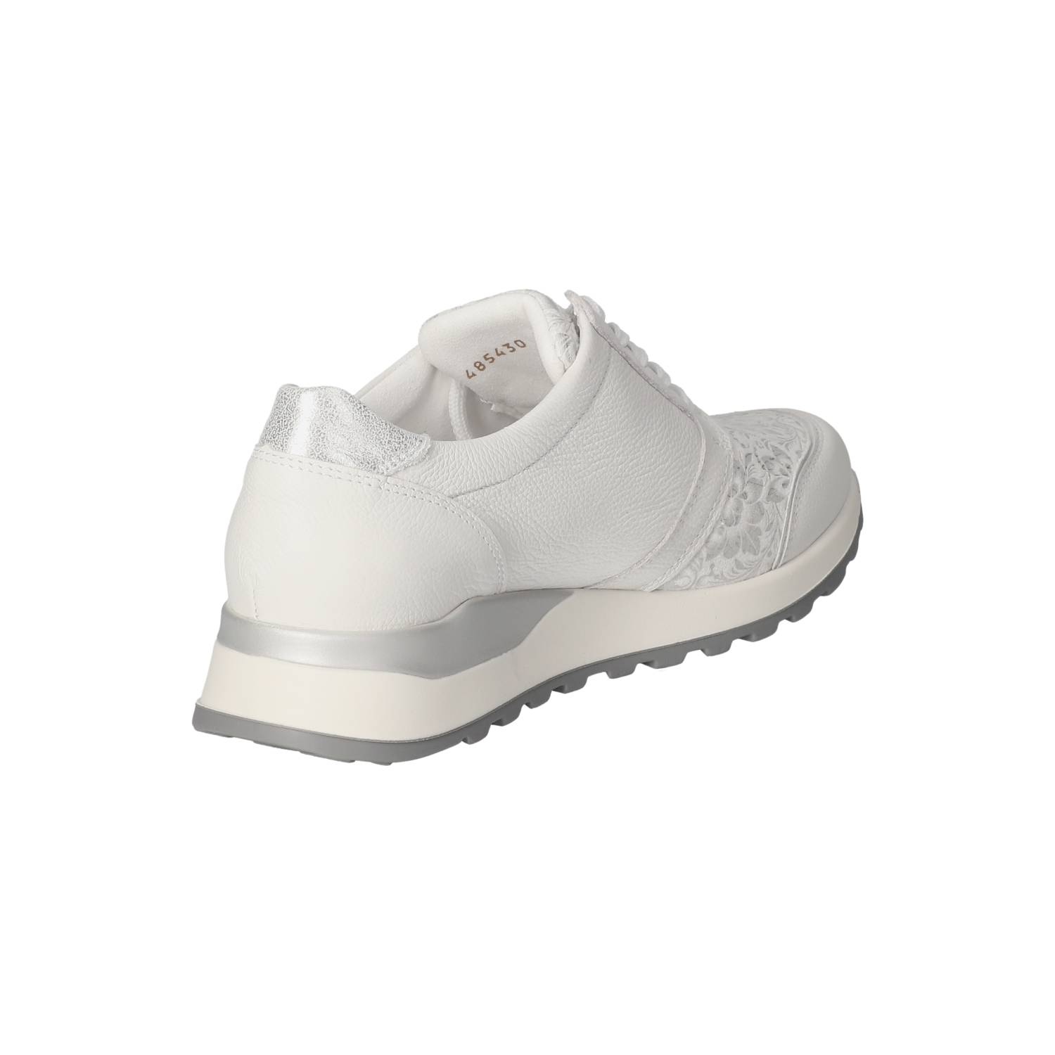 Waldläufer Low Sneaker HIROKO - weiss silber weiss