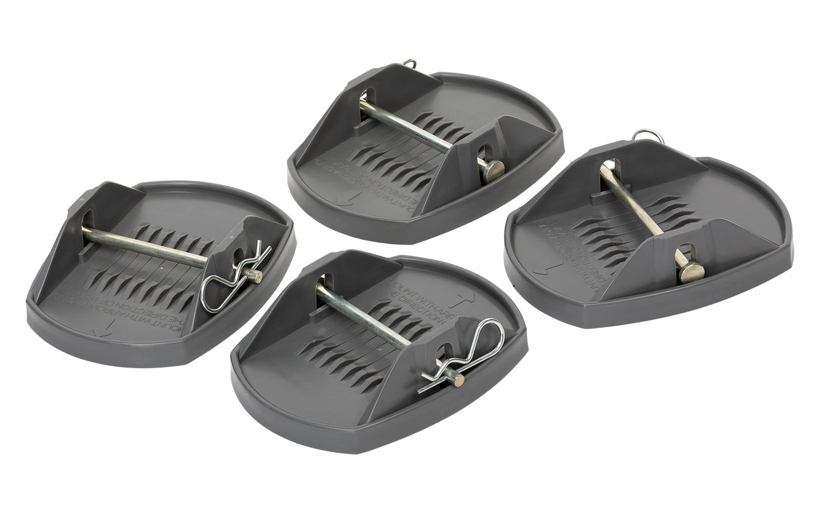 Berger Caravan Foot Stützplatten 4er Set