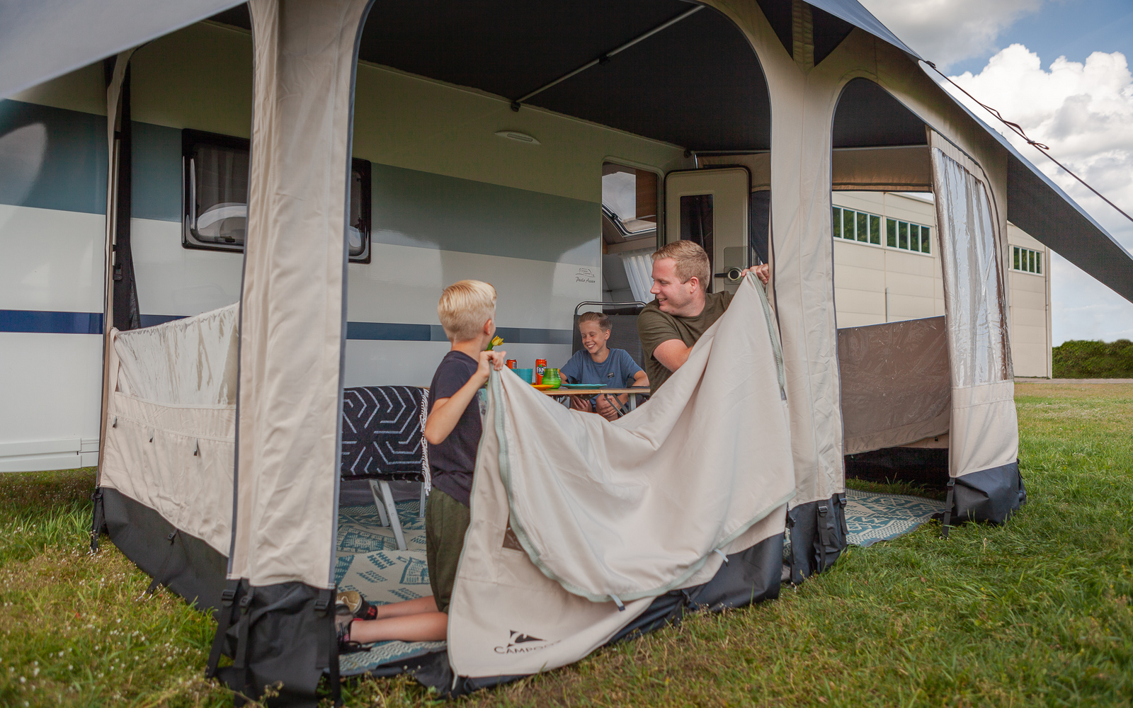Campooz Homy 275 Vorzelt inkl. Gestänge für Wohnwagen