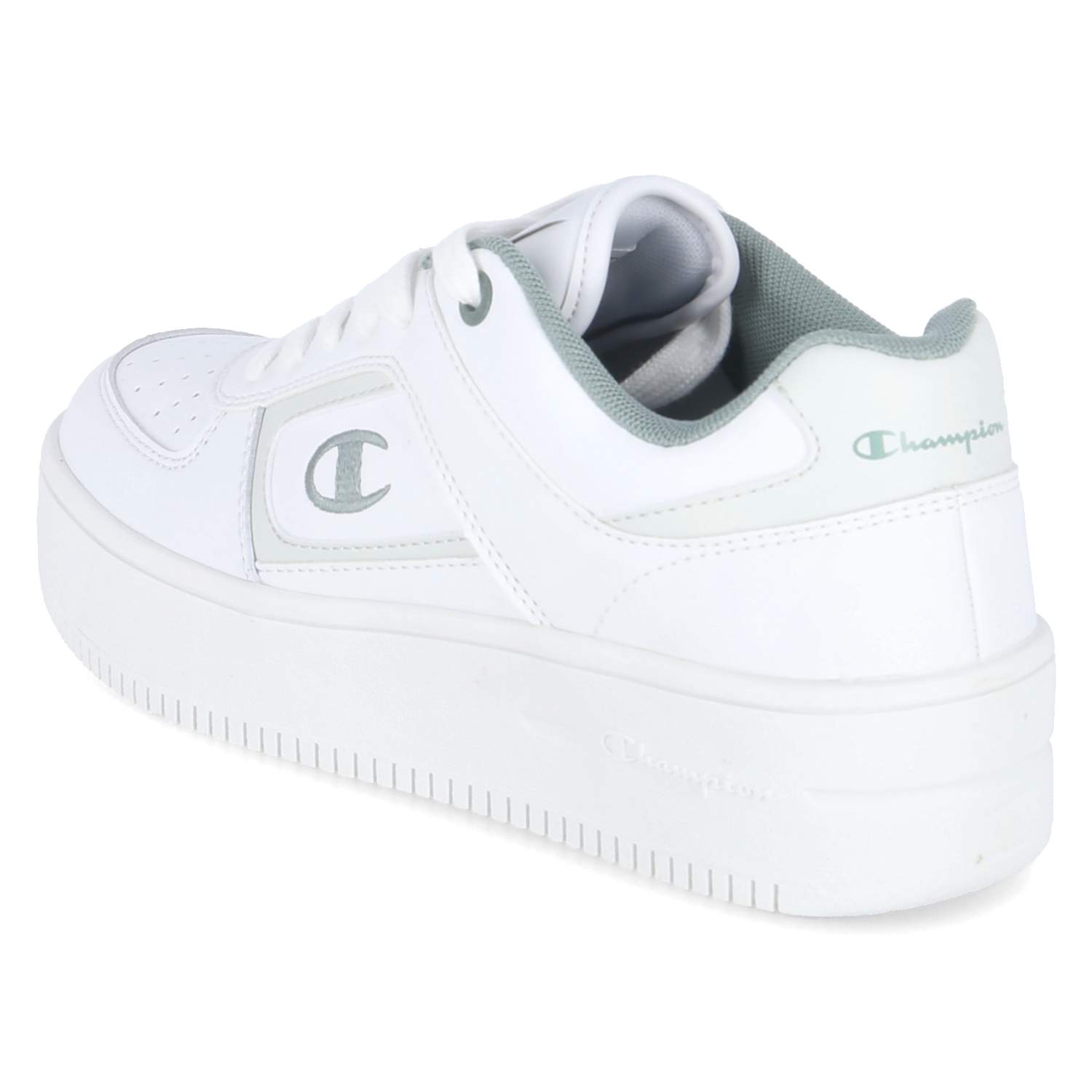 Champion Low Sneaker FOUL PLAY PLAT ELEMENT - wht/mint