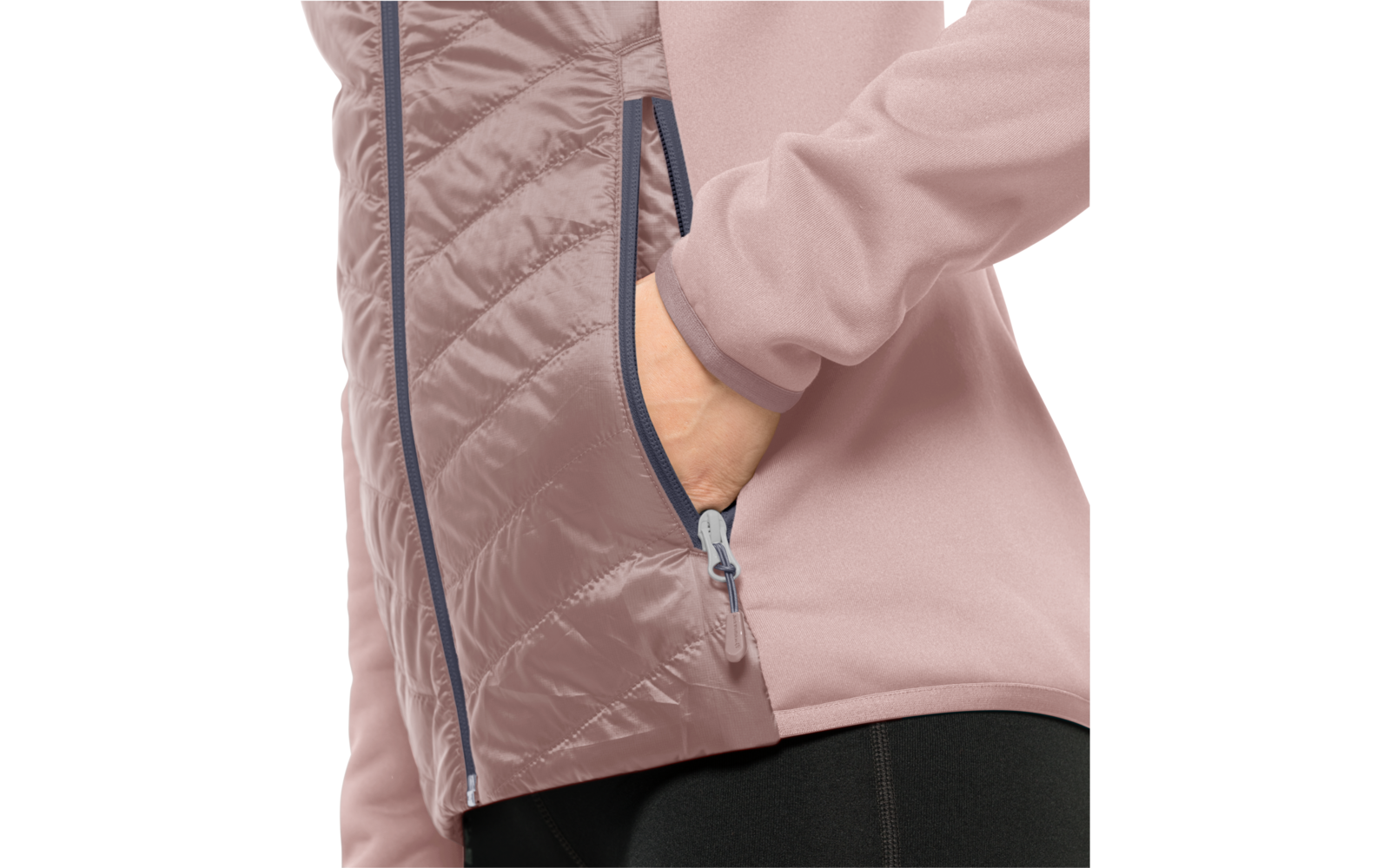 Jack Wolfskin Routeburn Pro Hybrid Damenjacke graphite