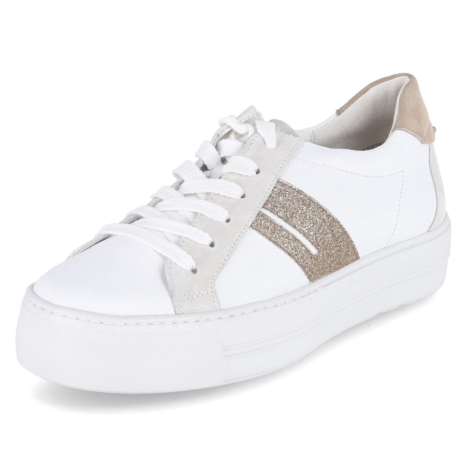 Paul Green Low Sneaker - white/sand
