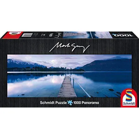 Schmidt Spiele Puzzle - Panoramapuzzle Mark Gray Lake Wakatipu New Zealand 1000 Teile