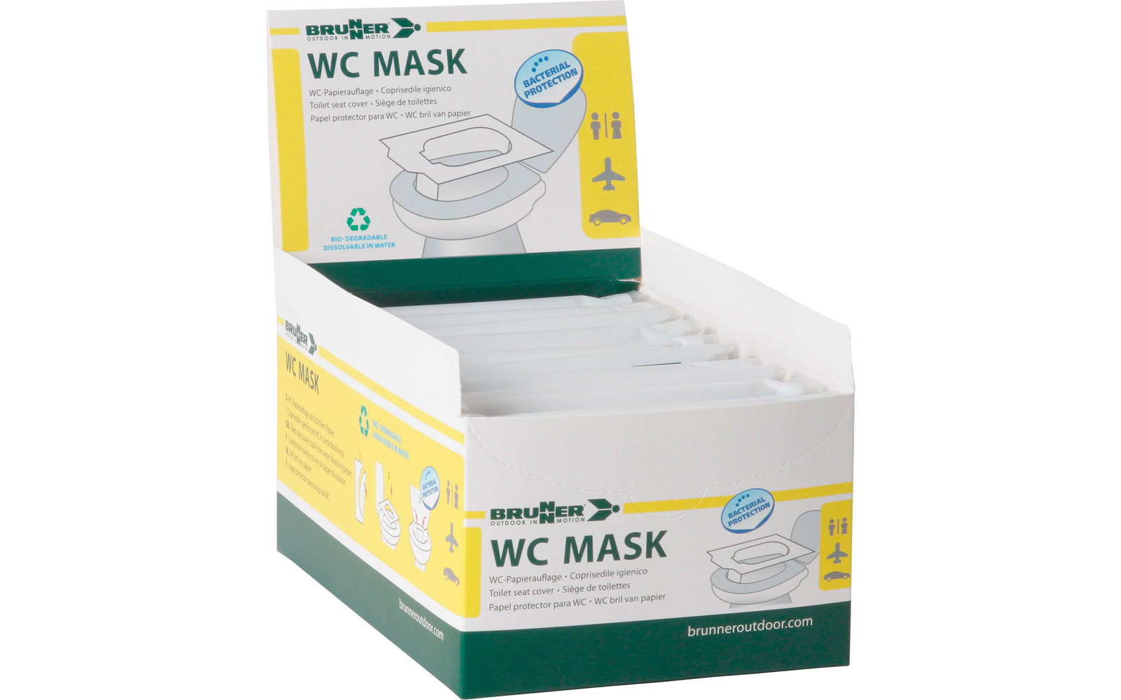 Brunner WC Mask Papierauflage für Campingtoiletten 20 Stück