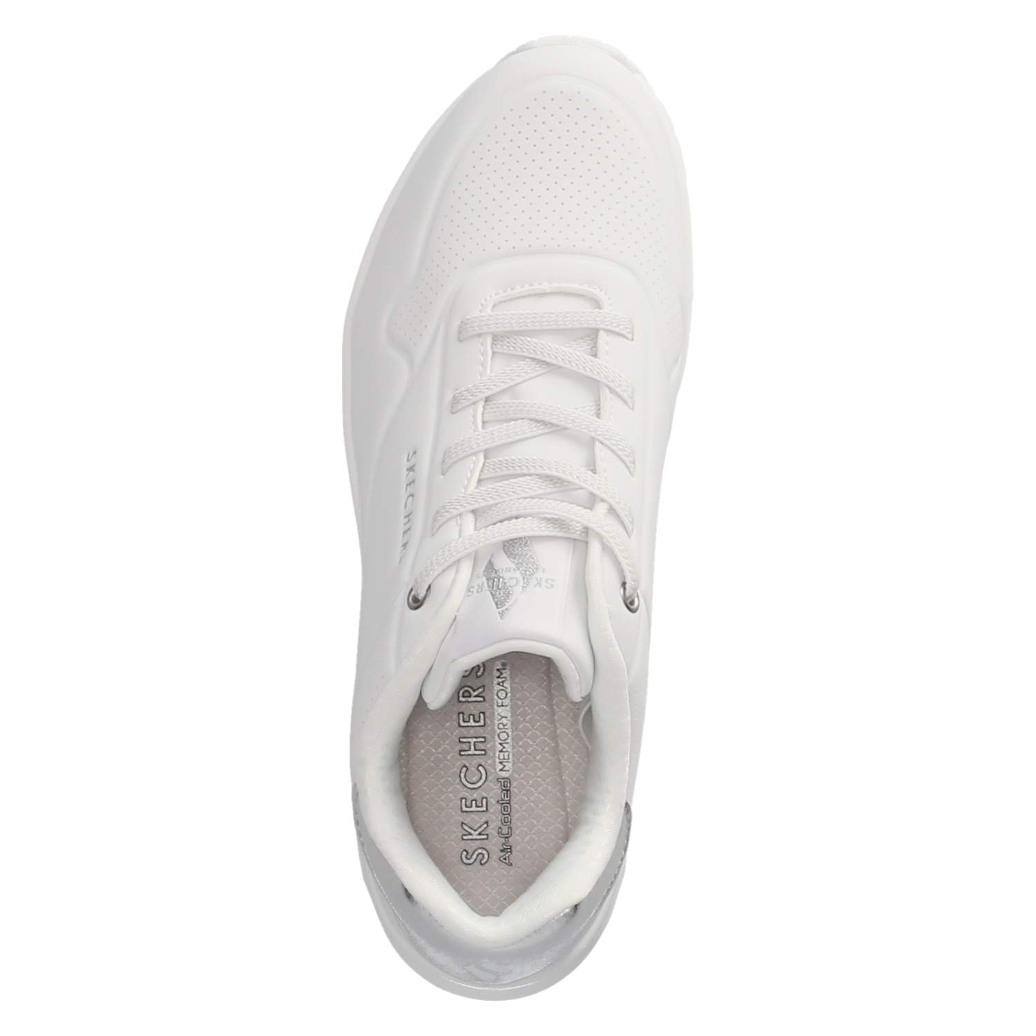 Skechers Low Sneaker UNO SHIMMER AWAY - weiß
