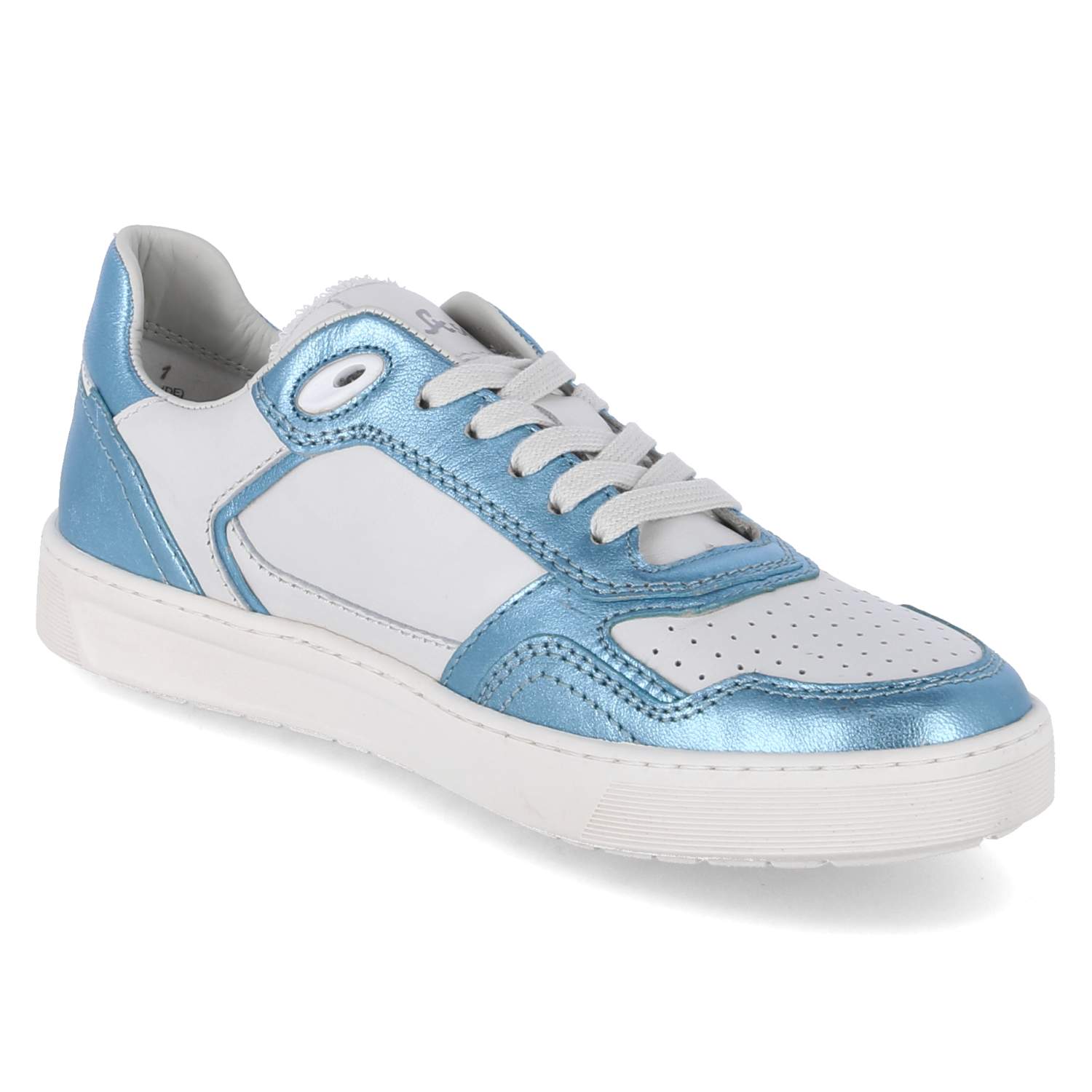 Sioux Maite x Sioux-Sneaker, Farbauswahl: Weiß/Hellblau - bleu/snow