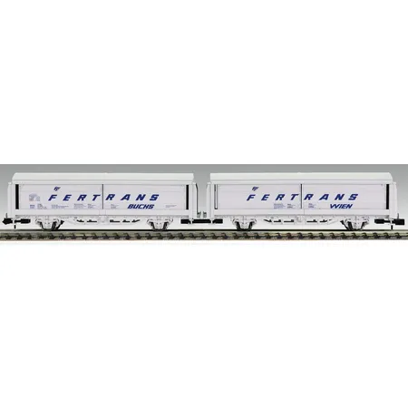 Fleischmann 833507 - Doppel-Schiebewandwageneinheit, ÖBB